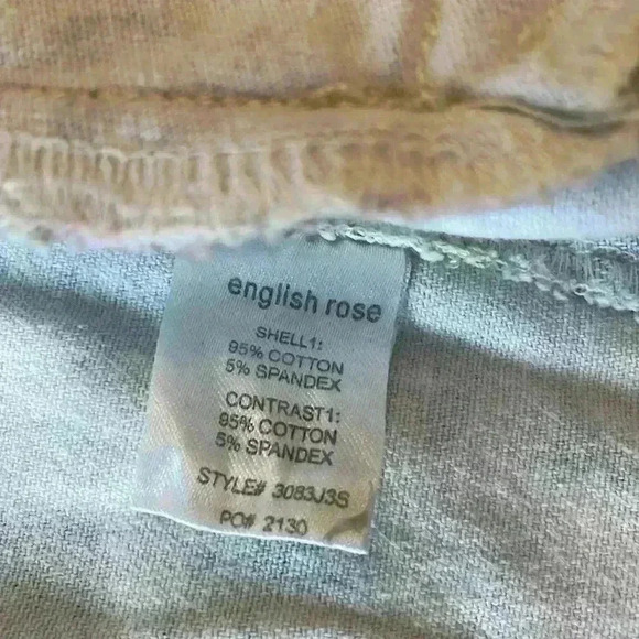 English Rose Multicolor Floral Studded Long Sleeve Button Front Jacket Size M - Picture 11 of 12